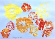 Leaf Printing Autumn Leaf Art For Children Play Of The Wild Leaf Printing Autumn Leaf Art For Children Play Of The Wild